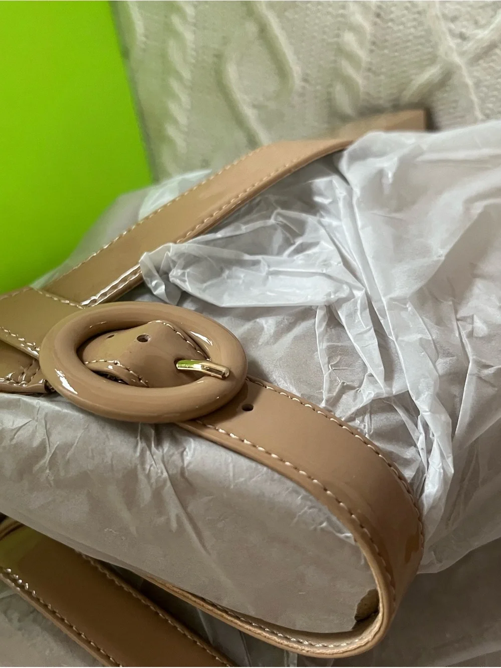 Sam Edelman Tan Platforms with Ankle Strap Women’s Size 9.5
